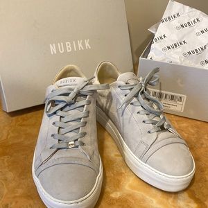 Nubikk Jolie Grey Soft Leather Sneaker